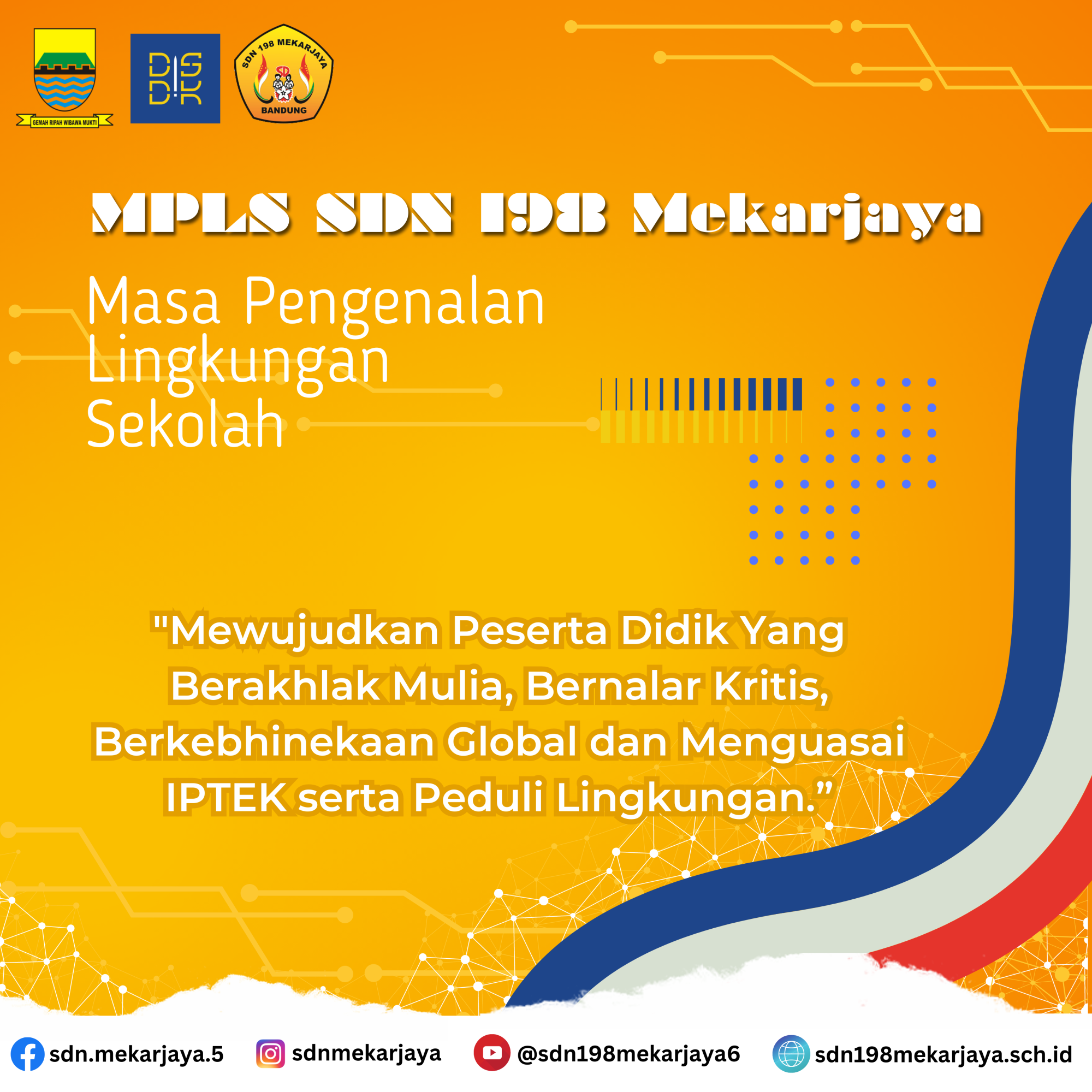 Kegiatan Masa Pengenalan Lingkungan Sekolah (MPLS) SD Negeri 198 Mekarjaya Tahun Pelajaran 2023/2024