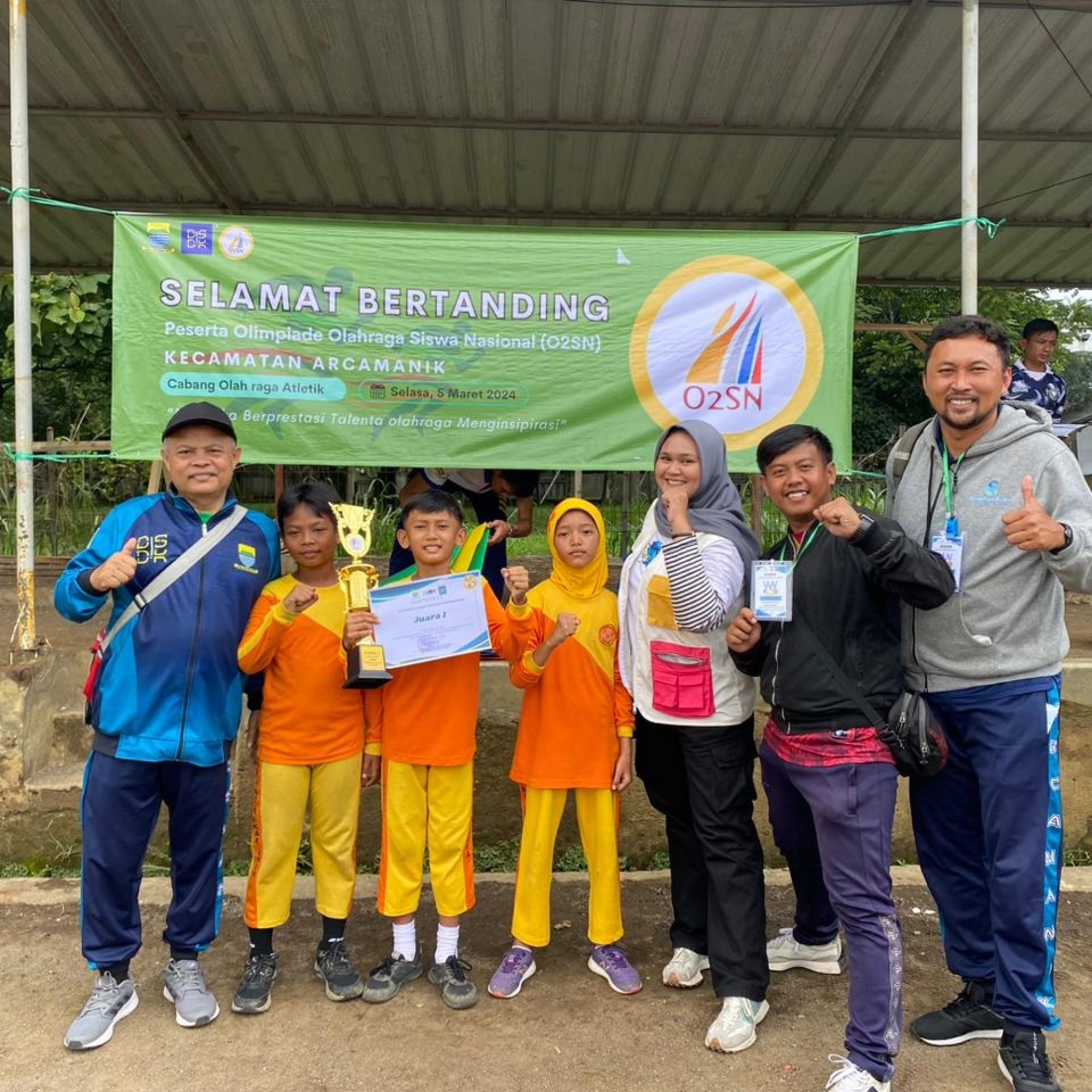 SDN 198 Mekarjaya Raih Juara 1 Atletik dan Juara 2 Renang di O2SN Kecamatan Arcamanik