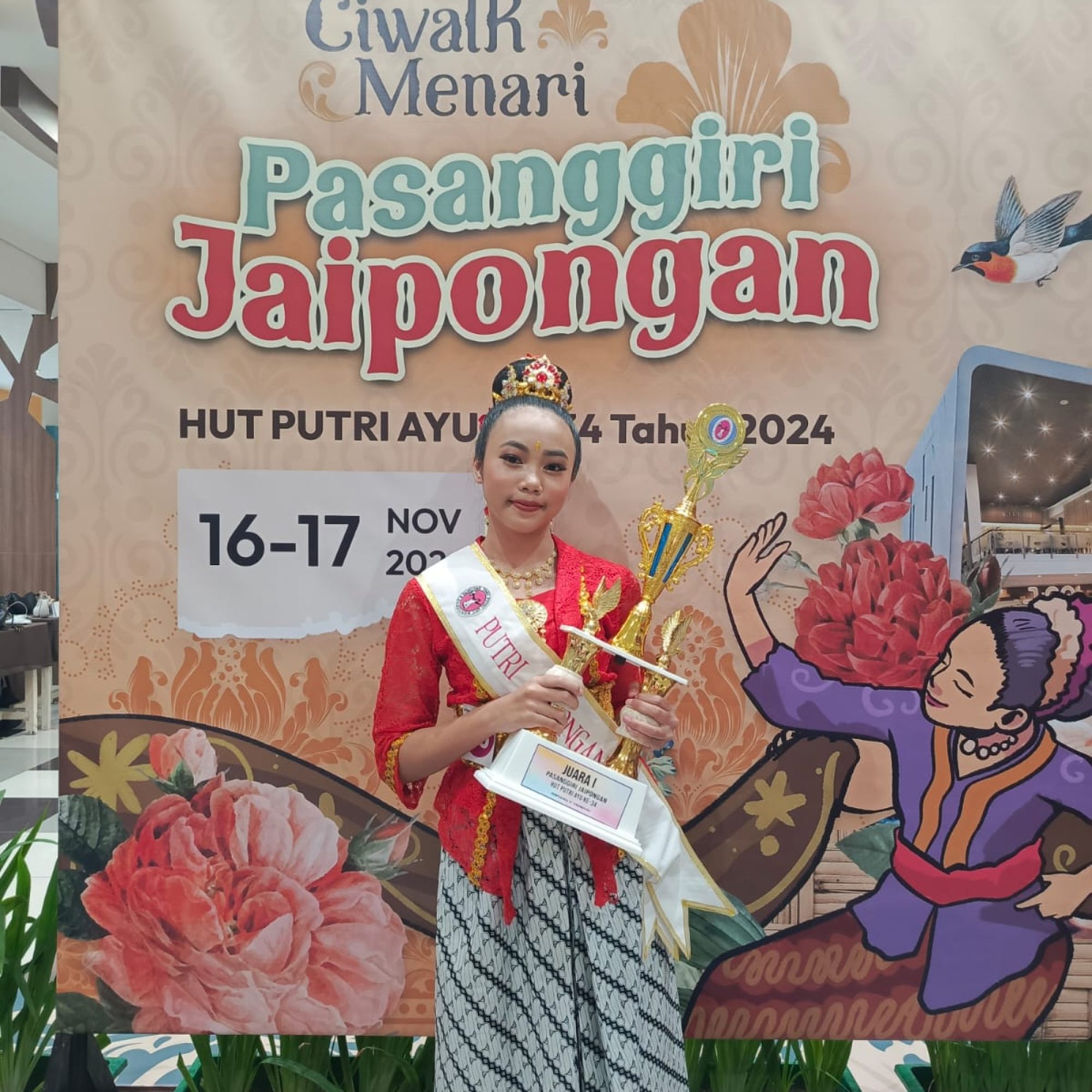 Siswi SDN 198 Mekarjaya Raih Juara 1 Pasanggiri Jaipongan Ciwalk