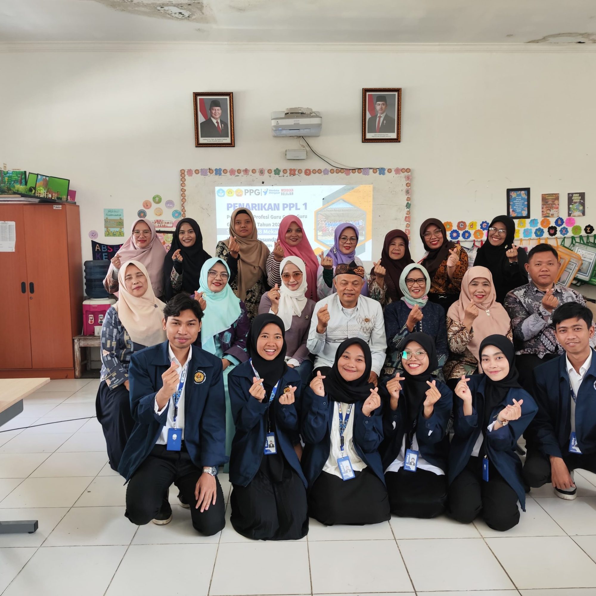 Penarikan dan Pelepasan Mahasiswa PPL – PPG Tahap I Gelombang II Tahun 2024 Universitas Pasundan di SDN 198 Mekarjaya Kota Bandung