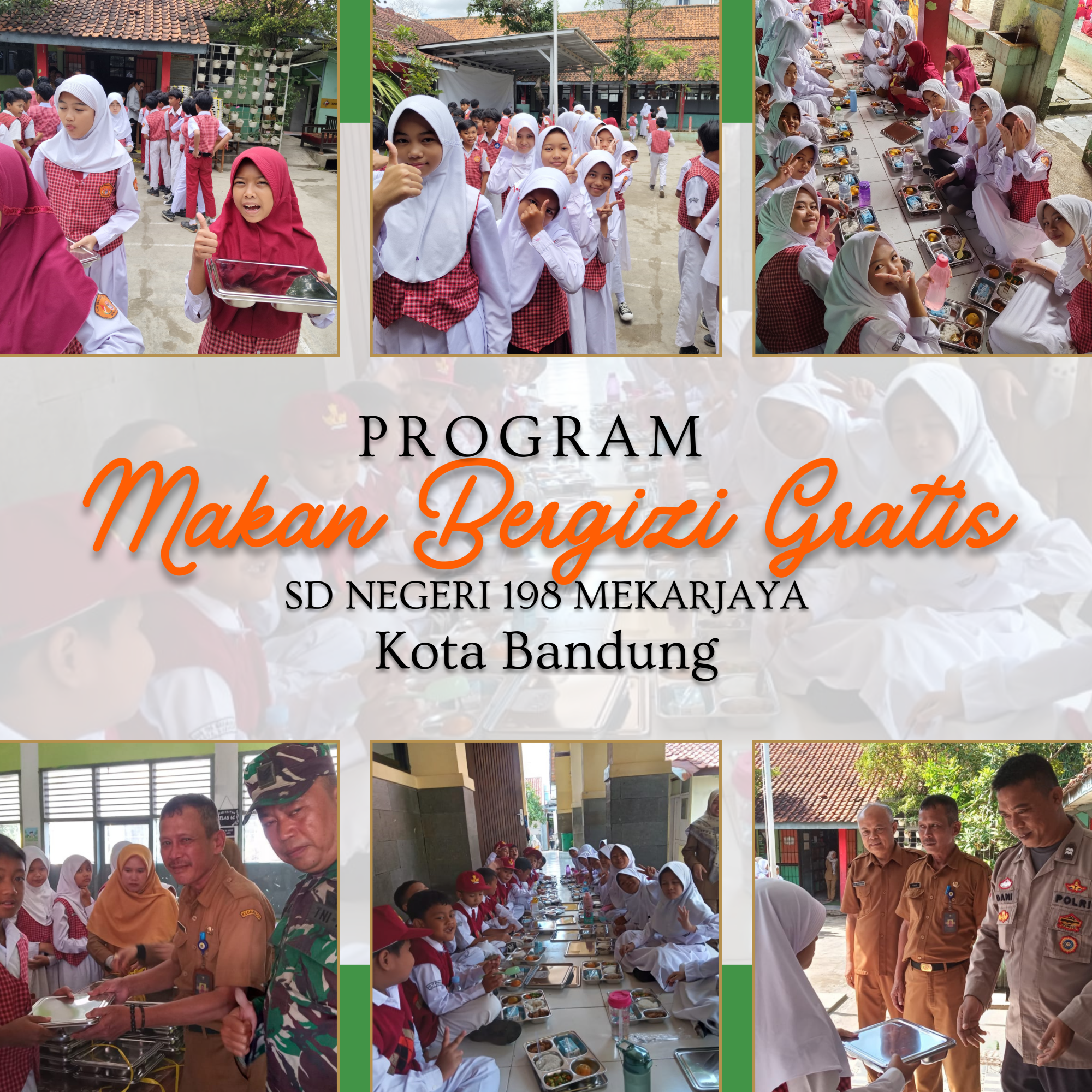 Program Makanan Bergizi Mulai Dilaksanakan di SDN 198 Mekarjaya