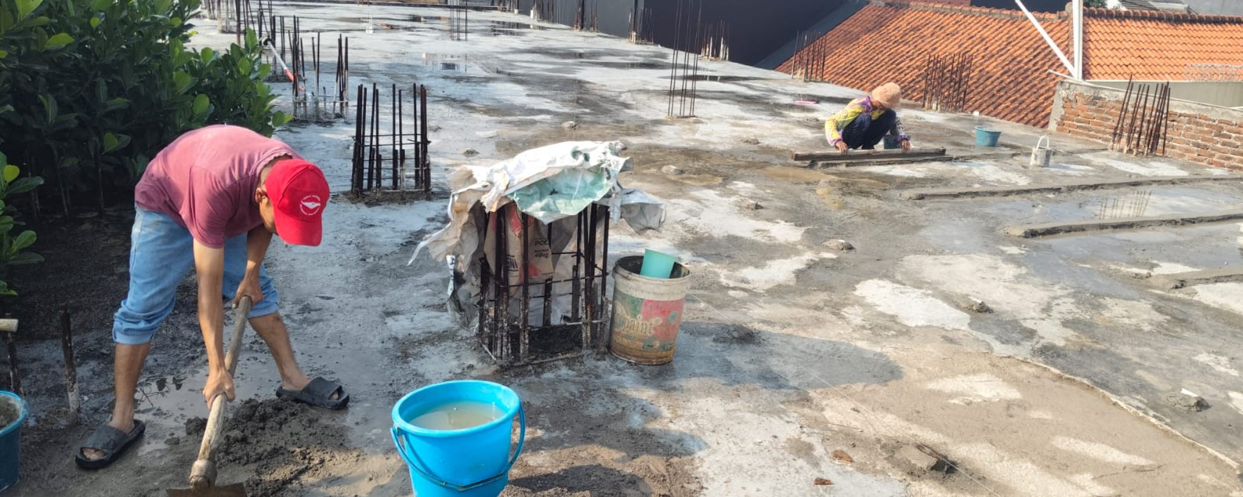 Perbaikan Atap dan Plafon Gedung B SDN 198 Mekarjaya