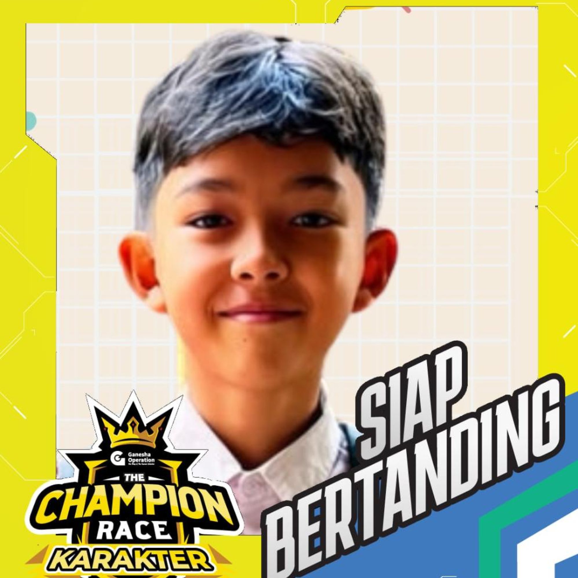 Hebat! Fatir Hafizhan Alrizki, Siswa SDN 198 Mekarjaya Melaju ke Semi Final The Champion Race Karakter