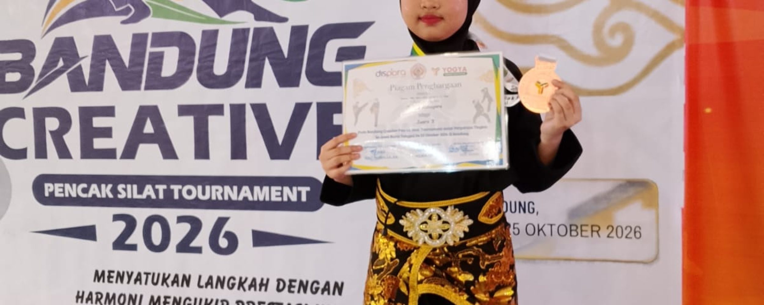 Prestasi Membanggakan! Zahra Auliagara, Siswi SDN 198 Mekarjaya Meraih Juara di Bandung Creative Tournament 2026